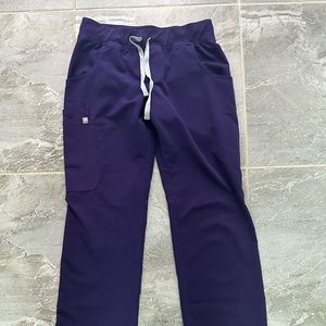 FIGS LIVINGSTON technical collection purple XS scrub pants